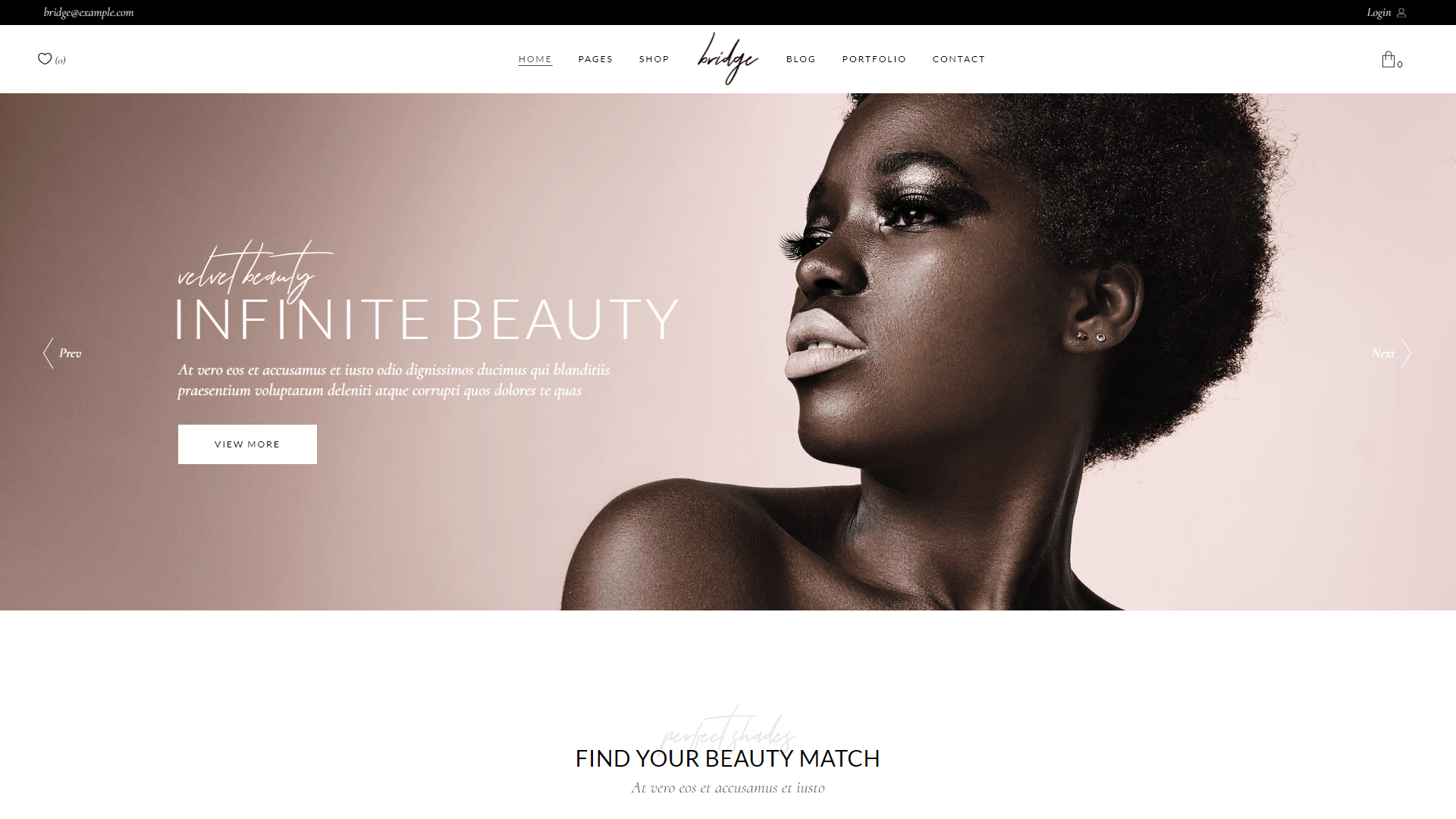 Creative Makeup Artist & Beauty Portfolio WordPress Website