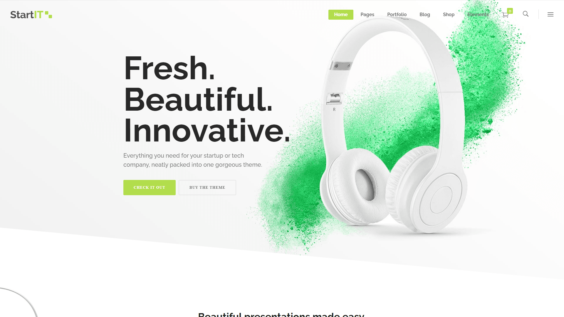Headphones & Tech Product WordPress Website